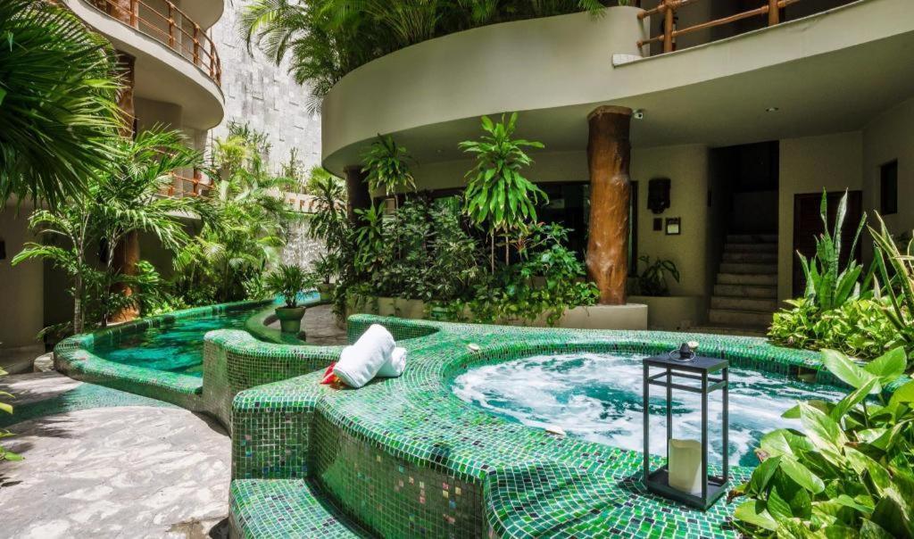 Maya Villa Condo Hotel 신데 델 카르멘 외부 사진